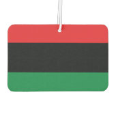 Désodorisant Pour Voiture Drapeau rouge, noir et vert (Dos)