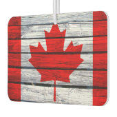 Désodorisant Pour Voiture Drapeau rustique canadien (Gauche)
