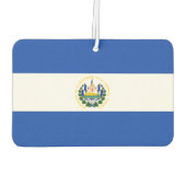 Désodorisant Pour Voiture drapeau salvadorien (Dos)