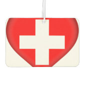 Désodorisant Pour Voiture Drapeau suisse (Dos)
