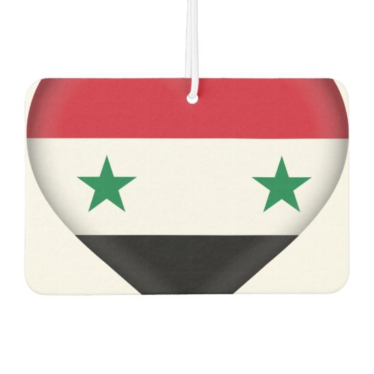 Désodorisant Pour Voiture Drapeau syrien (Devant)