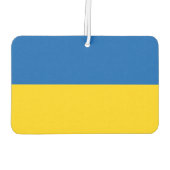 Désodorisant Pour Voiture Drapeau Ukraine (Dos)