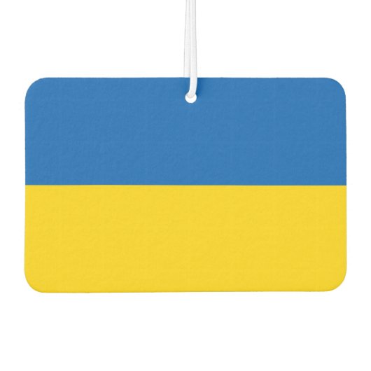 Désodorisant Pour Voiture Drapeau ukrainien (Ukraine) (Devant)