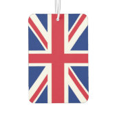Désodorisant Pour Voiture drapeau union jack garder calme et continuer (Dos)
