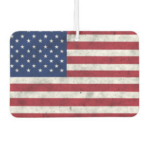 Désodorisant Pour Voiture Drapeau USA vintage rouge blanc bleu Amérique patr