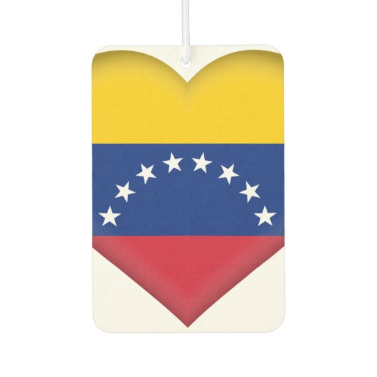 Désodorisant Pour Voiture Drapeau vénézuélien (Devant)