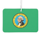 Désodorisant Pour Voiture Drapeau WASHINGTON - (Dos)