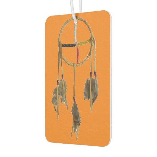 Désodorisant Pour Voiture Dream Catcher Orange Rectangle Freshener (Gauche)