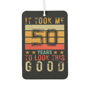 Désodorisant Pour Voiture Drôle anniversaire numéro personnalisé vintage pou