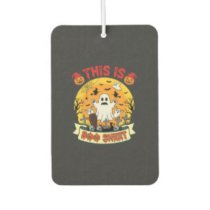 Désodorisant Pour Voiture Drôle de Halloween Boo Sheet Fantôme Cimetière