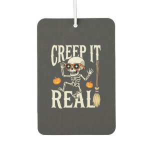 Désodorisant Pour Voiture Drôle de squelette dansant Halloween Creep It Real