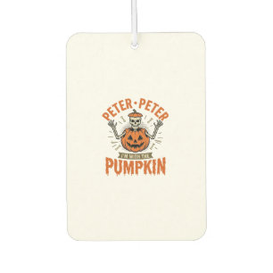 Désodorisant Pour Voiture Drôle Peter Peter Citrouille Halloween Squelette C