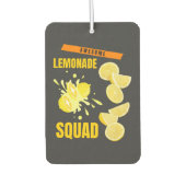 Désodorisant Pour Voiture Drôle Vrai Citron Juice Stand Crew Lemonade Squad (Devant)
