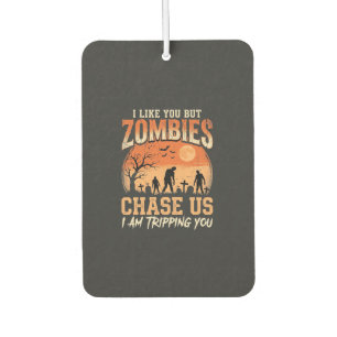 Désodorisant Pour Voiture Drôles de zombies Halloween nous poursuivent Desig