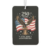 Désodorisant Pour Voiture Eagle and Flag 250 Years of America 1776-2026 (Dos)