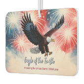 Désodorisant Pour Voiture Eagle Calendar 2026 • New Car Scent • 1776–2026 US (Gauche)