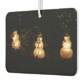 Désodorisant Pour Voiture Écran Luminaire Snowman (Gauche)