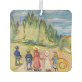 Désodorisant Pour Voiture Edvard Munch - La forêt Fairytale (Dos)