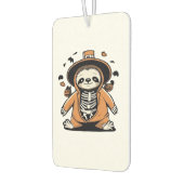 Désodorisant Pour Voiture Éffrayant squelette astuce ou traitement classique (Gauche)