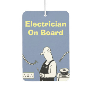 Désodorisant Pour Voiture Électricien à Bord