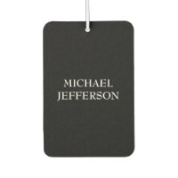 Élégant noir blanc clair personnalisé