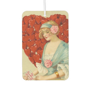 Désodorisant Pour Voiture Élégant Rétro Romantique Saint-Valentin, John Wins
