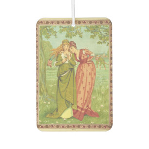 Désodorisant Pour Voiture Élégant Romantique Vintage Saint-Valentin, Ère Vic