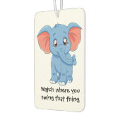 Désodorisant Pour Voiture Éléphant Bleu (Gauche)
