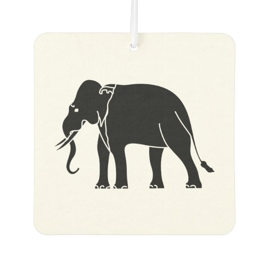 Désodorisant Pour Voiture Éléphant de Siamese (Devant)