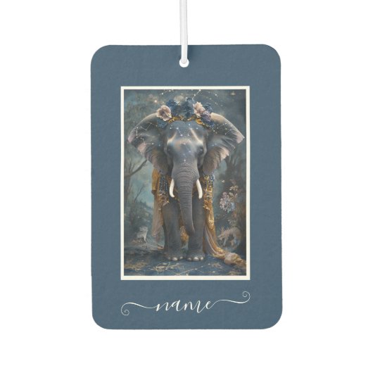 Désodorisant Pour Voiture Eléphant en floraison (Devant)