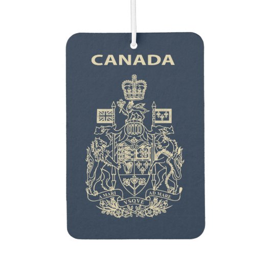 Désodorisant Pour Voiture emblème national du Canada (Devant)