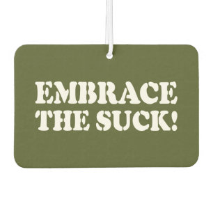 DÉSODORISANT POUR VOITURE EMBRASSEZ LE SUCK !