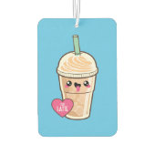Désodorisant Pour Voiture Emoji Iced Latte (Dos)