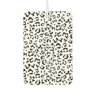 Désodorisant Pour Voiture Empreinte de léopard, Zones Léopard, Noir Et Blanc