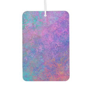 Désodorisant Pour Voiture Encre d'alcool arc-en-ciel, Abstrait coloré