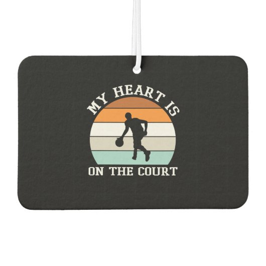 Désodorisant Pour Voiture Entraîneur de basket-ball (Devant)