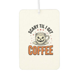 Désodorisant Pour Voiture Épouvantable jusqu'au café Vintage Halloween Café