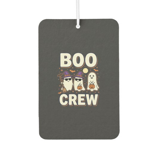 Désodorisant Pour Voiture Équipe Boo fantômes de Halloween Conception vector (Devant)
