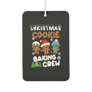 Désodorisant Pour Voiture Équipe de boulangerie de Noël | cadeau de noël
