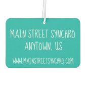 Désodorisant Pour Voiture Équipe de natation synchronisée Synchro Swimmer Gi (Dos)