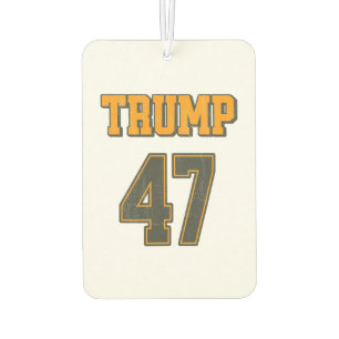 Désodorisant Pour Voiture Équipe Retro Trump 47 Vintage