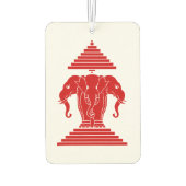 Désodorisant Pour Voiture Erawan Trois éléphant en tête Lao / Laos Drapeau (Dos)