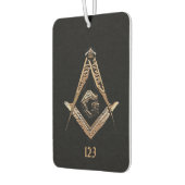 Désodorisant Pour Voiture Esprit maçonnique (or) (Gauche)