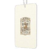 Désodorisant Pour Voiture Étiquette de code-barres Jésus Rachetée Jésus Code (Gauche)
