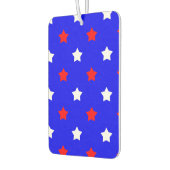 Désodorisant Pour Voiture Étoiles Rouge et blanc Motif Bleu Arrière - plan (Gauche)