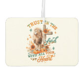 Désodorisant Pour Voiture Faites Confiance Au Seigneur... (Dos)