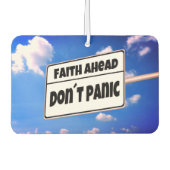 Désodorisant Pour Voiture 'Faith Ahead' Voiture Air Freshener (Devant)