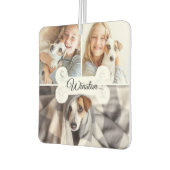 Désodorisant Pour Voiture Famille moderne animal 3 Photo Collage Chien OS & (Gauche)