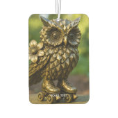 Désodorisant Pour Voiture Fantasy Cute Brass Owl Skates (Dos)