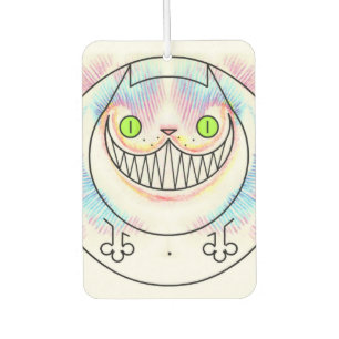 Désodorisant Pour Voiture Fat Cheshire Chat Chat Air Freshener